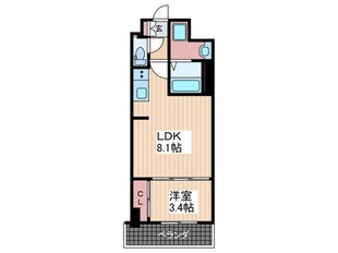 ブランシエスタ河原町の物件間取画像